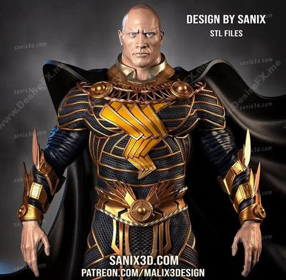 Black Adam Figure by Sanix - 3DHeroFigure