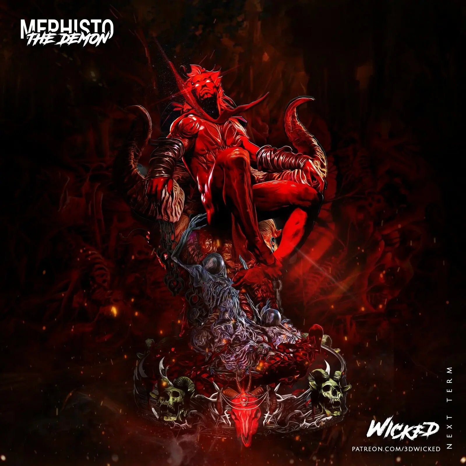 Mephisto Figure by Wicked 3DHeroFigure
