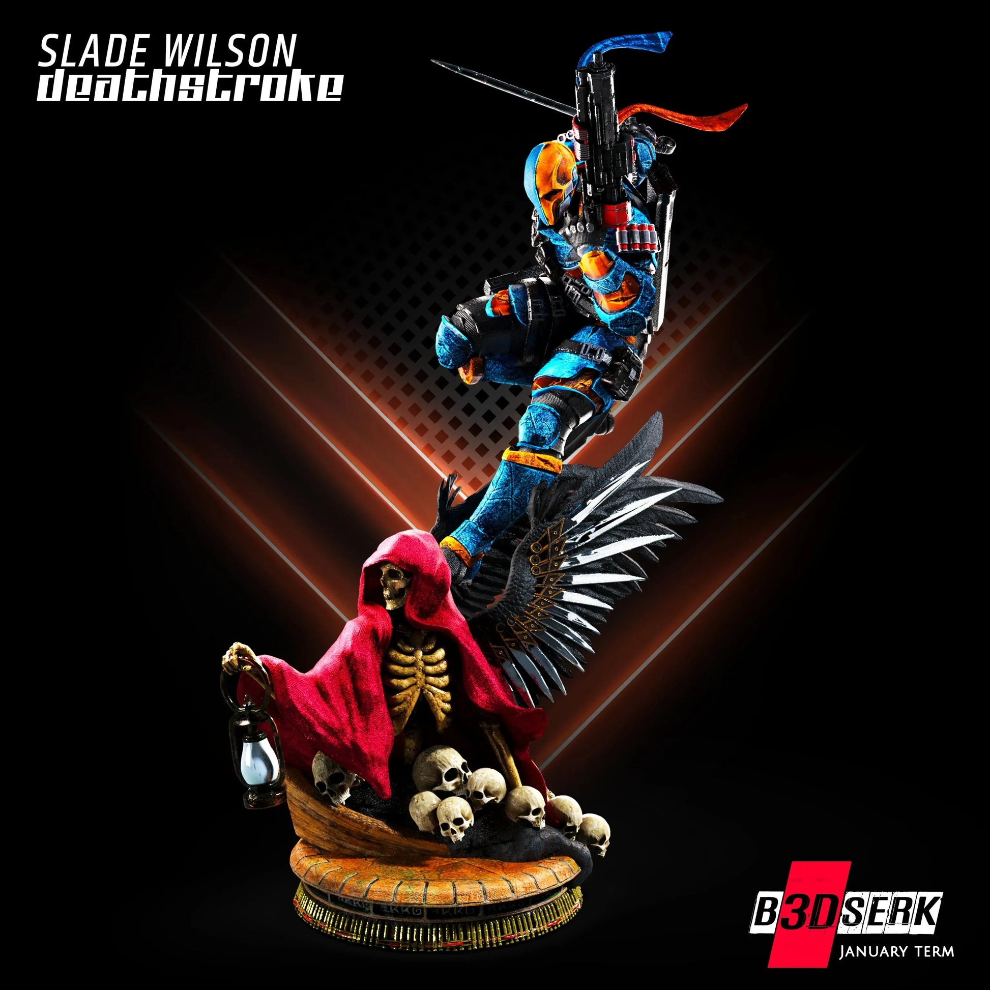 Deathstroke Diorama Figure by B3DSERK 3DHeroFigure