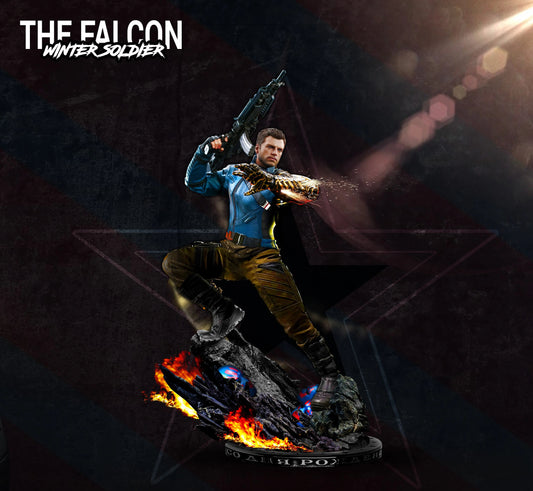 Winter Soldier Figure by Wicked 3DHeroFigure