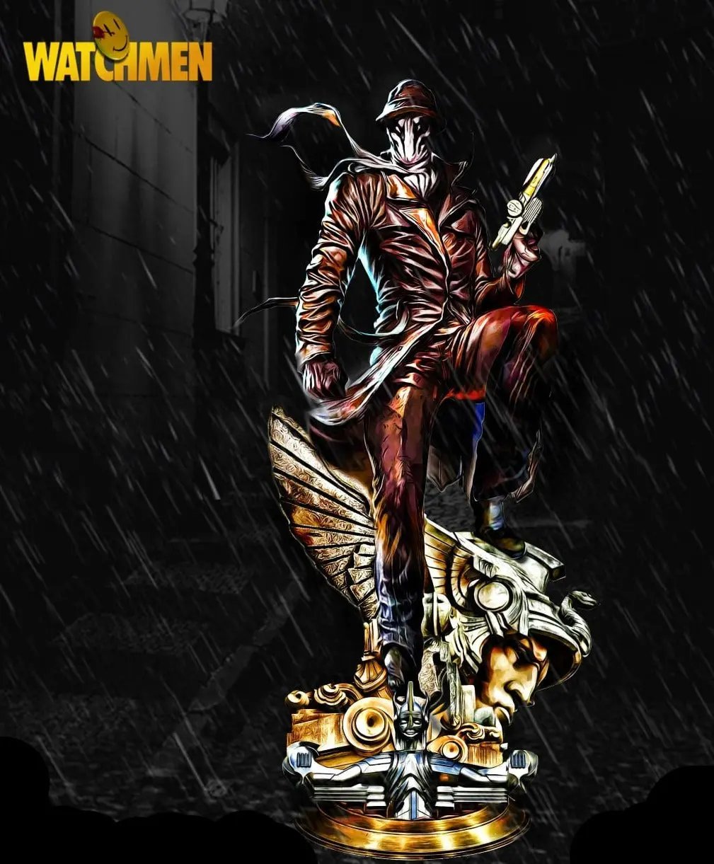 Rorschach Figure by B3DSERK 3DHeroFigure