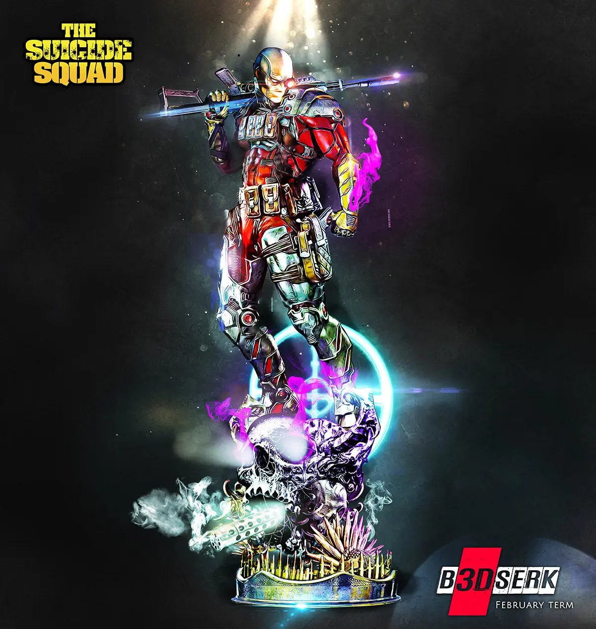 Deadshot Figure by B3DSERK 3DHeroFigure