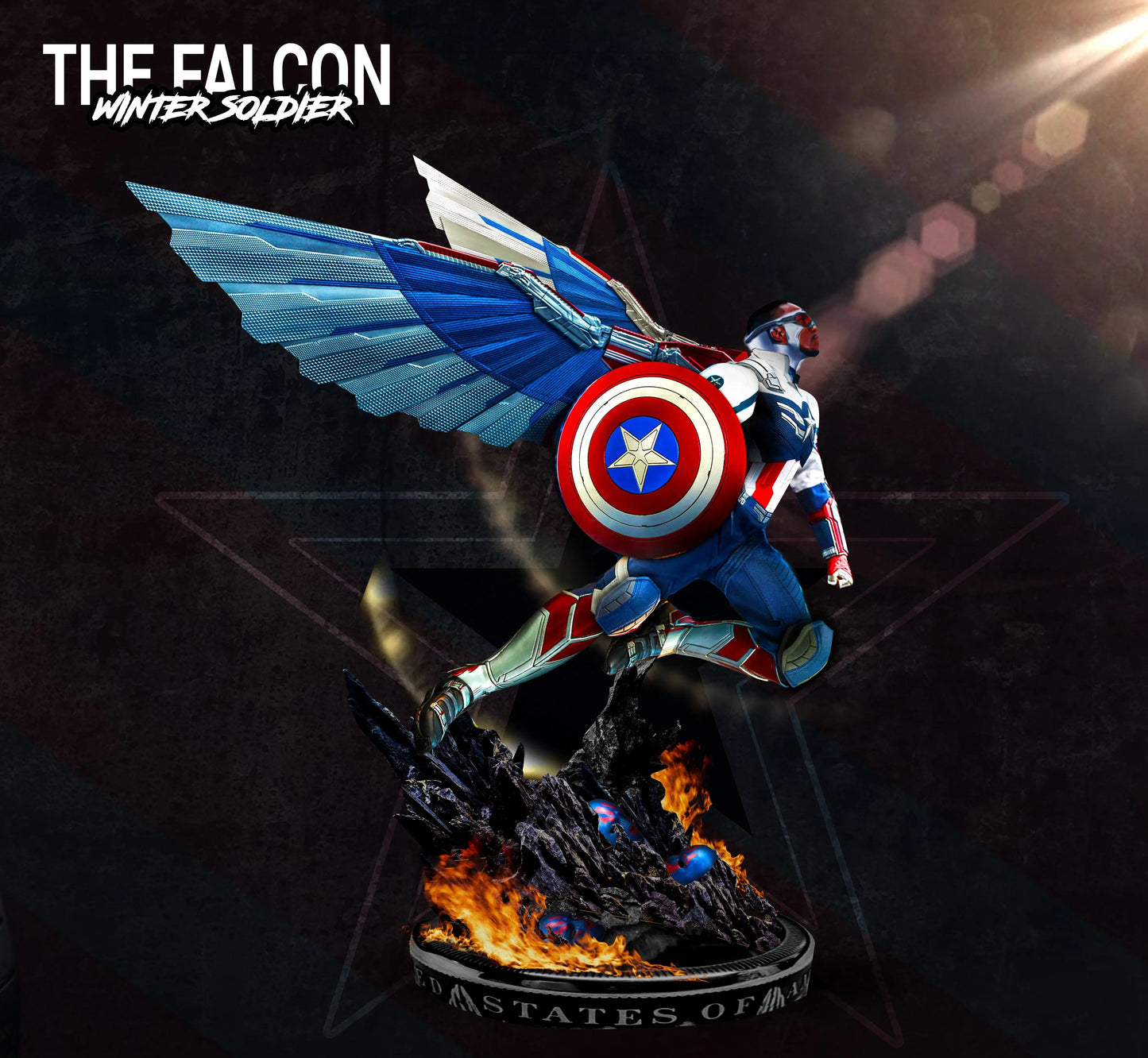 Falcon Figure by Wicked 3DHeroFigure