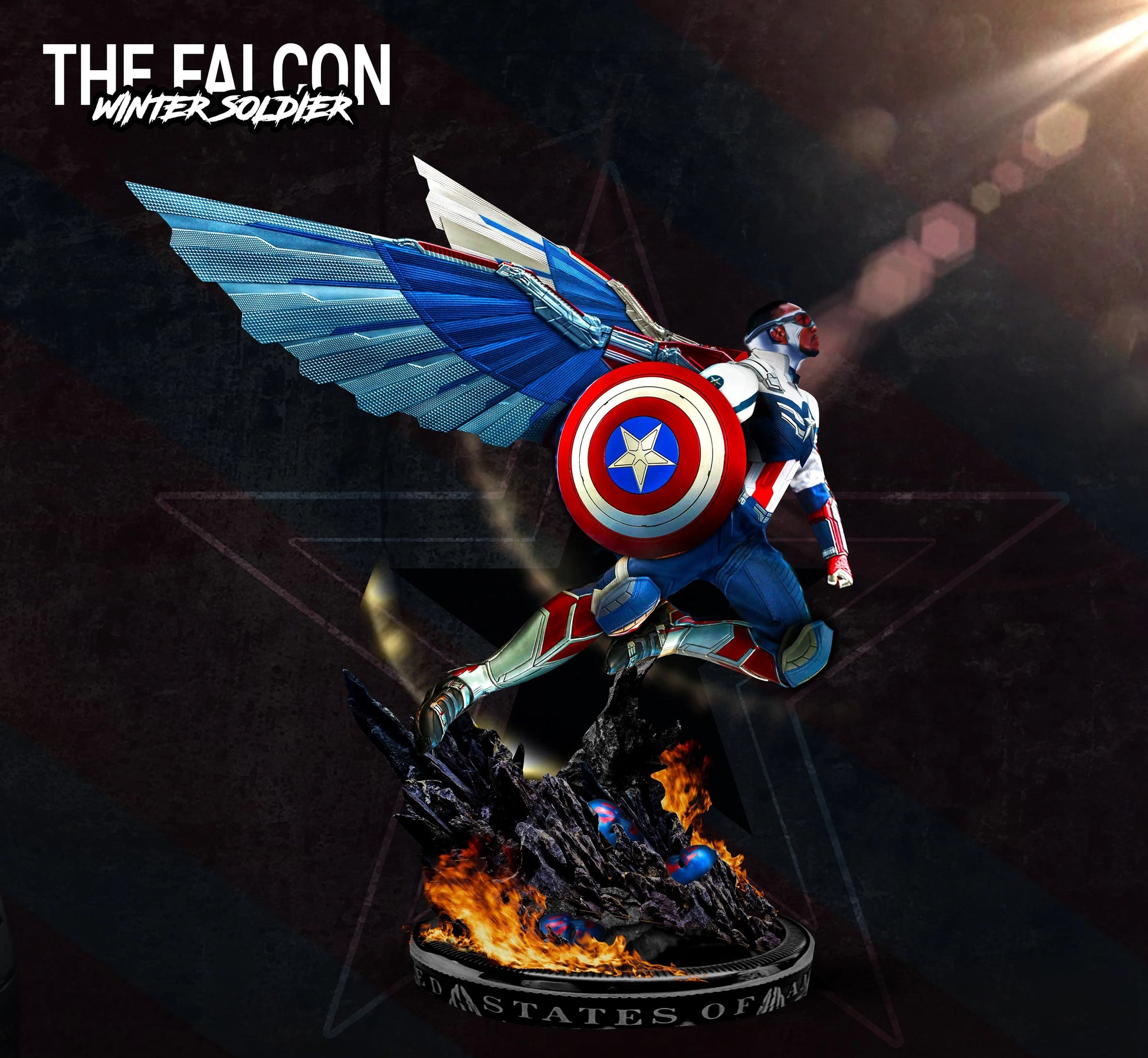 Falcon Figure by Wicked 3DHeroFigure