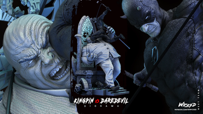 Daredevil Kingpin Diorama Figure by Wicked 3DHeroFigure
