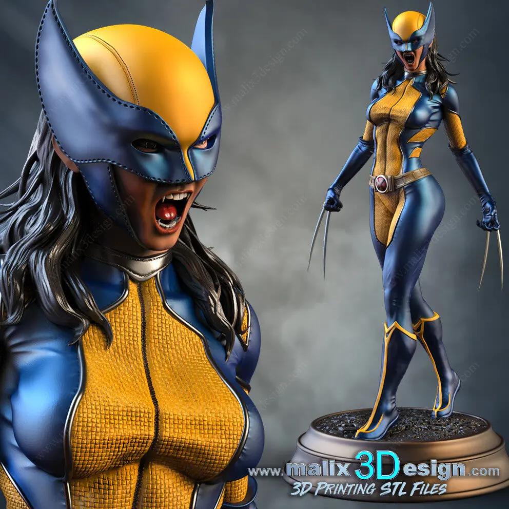 X-23 Figure by Sanix 3DHeroFigure