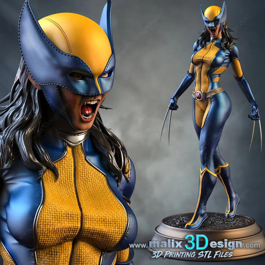 X-23 Figure by Sanix 3DHeroFigure