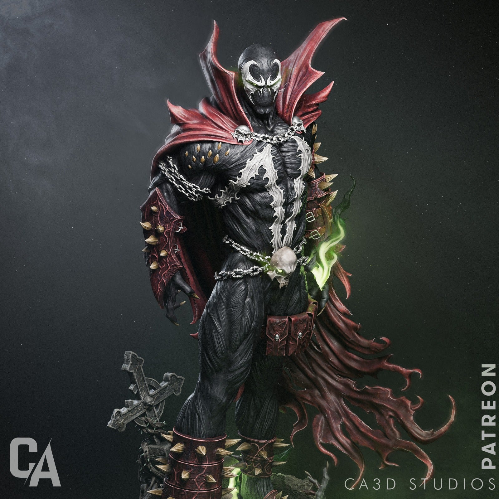 Spawn Figure by CA 3D – High Quality 3D Collectible Statue 3DHeroFigure