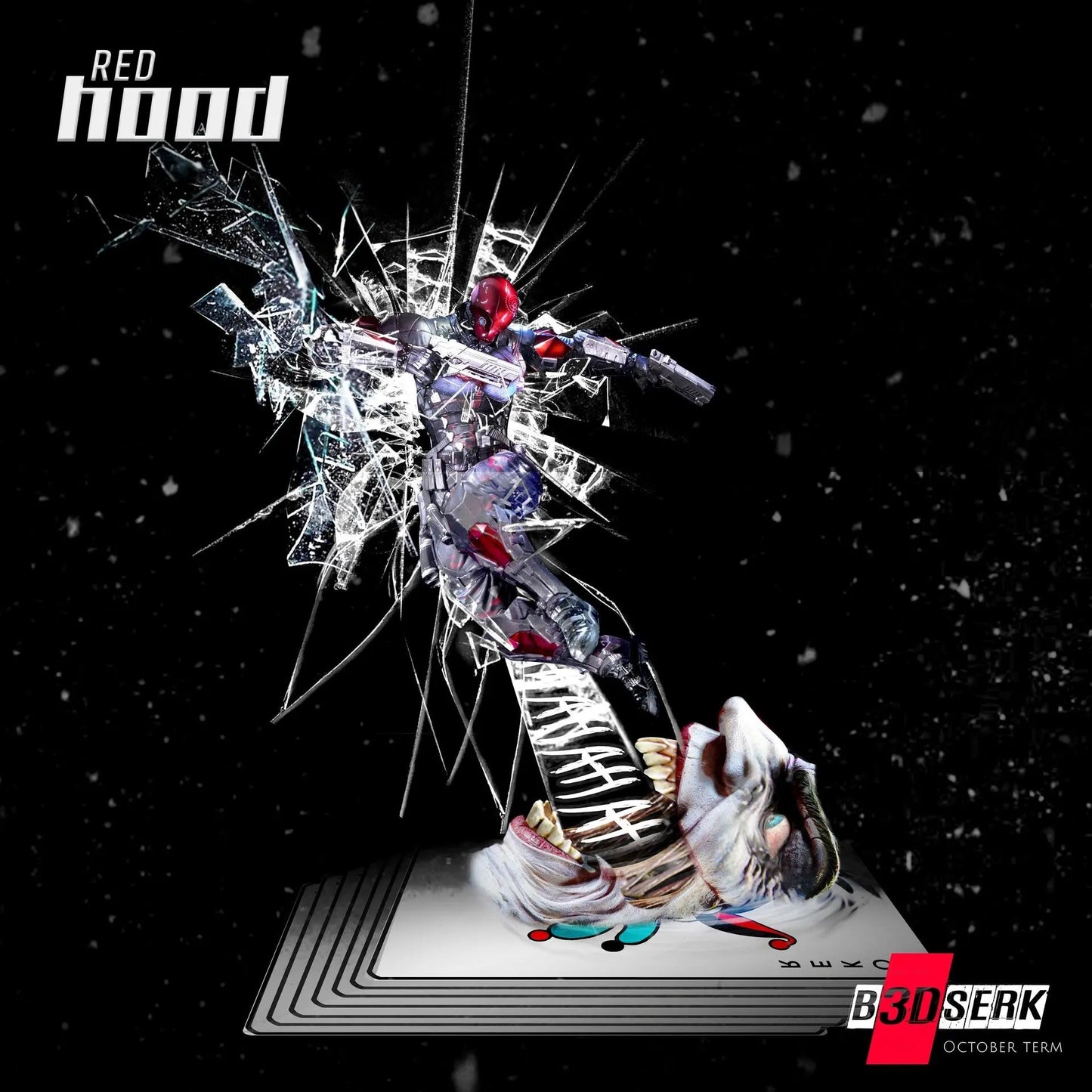 Red Hood Figure by B3DSERK 3DHeroFigure