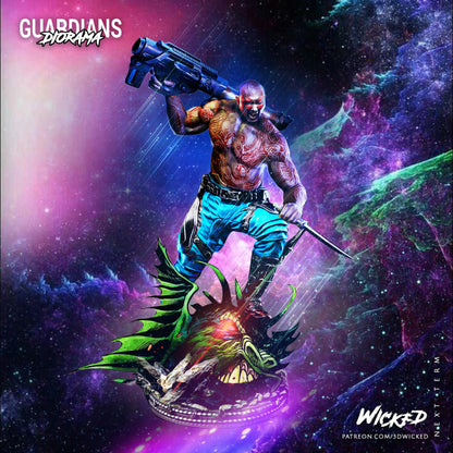 Drax Figure by Wicked 3DHeroFigure