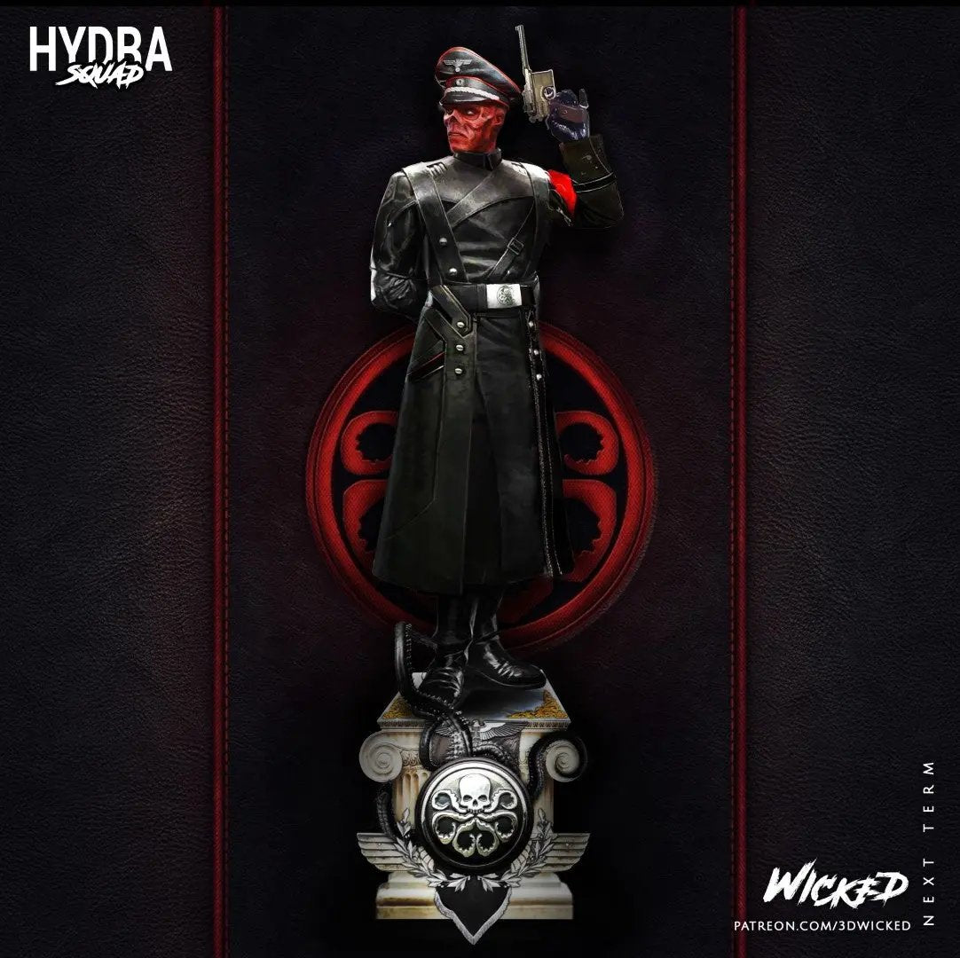 Red Skull Figure by Wicked 3DHeroFigure