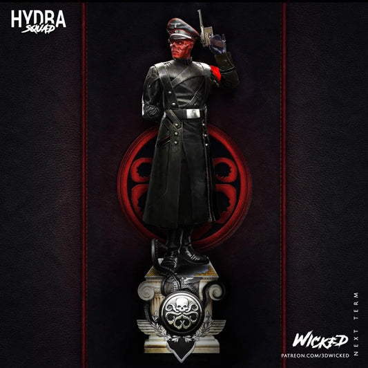 Red Skull Figure by Wicked 3DHeroFigure