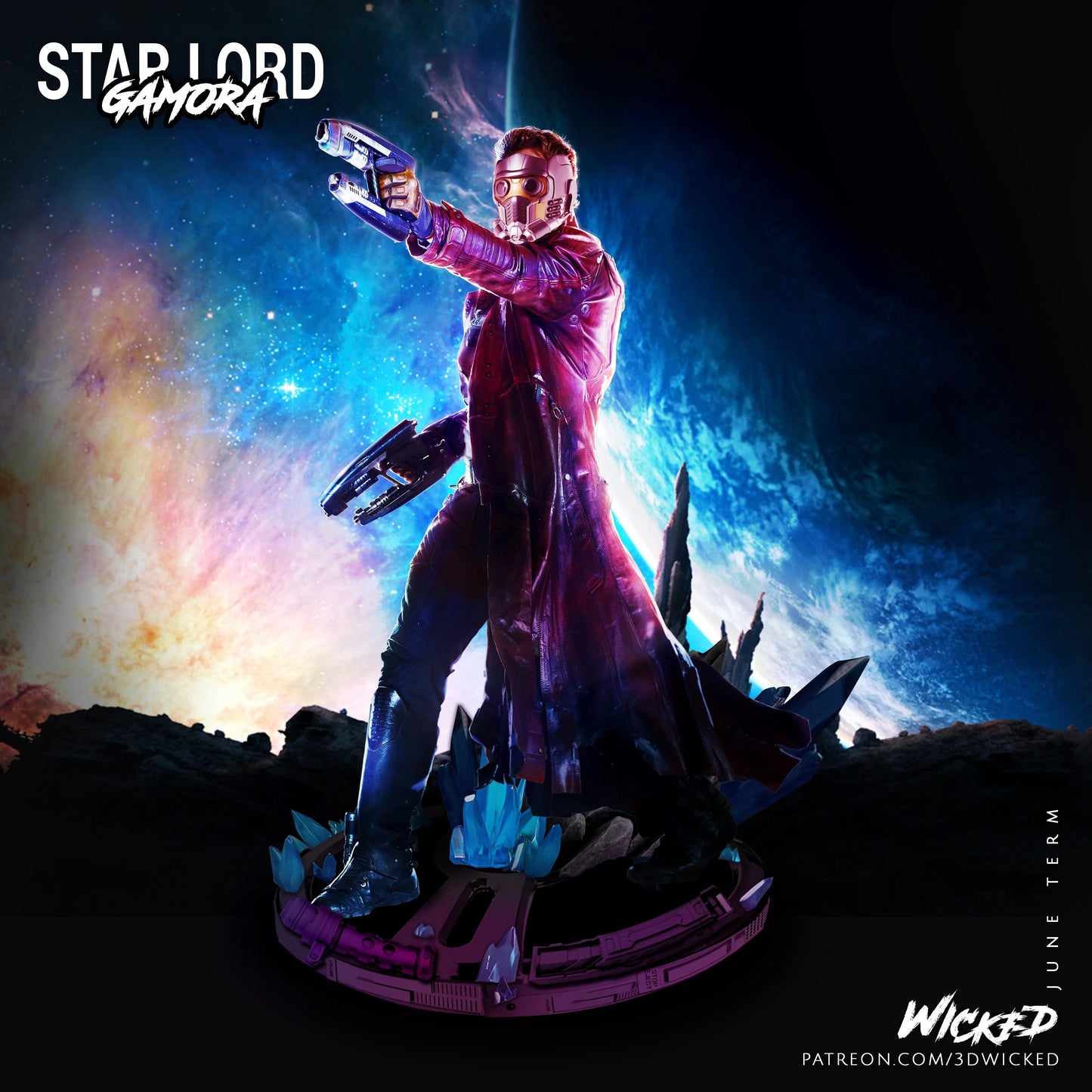 Star Lord Figure by Wicked 3DHeroFigure