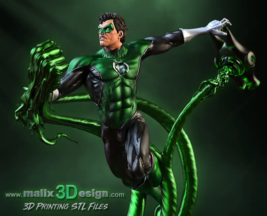 Green Lantern Figure by Sanix 3DHeroFigure