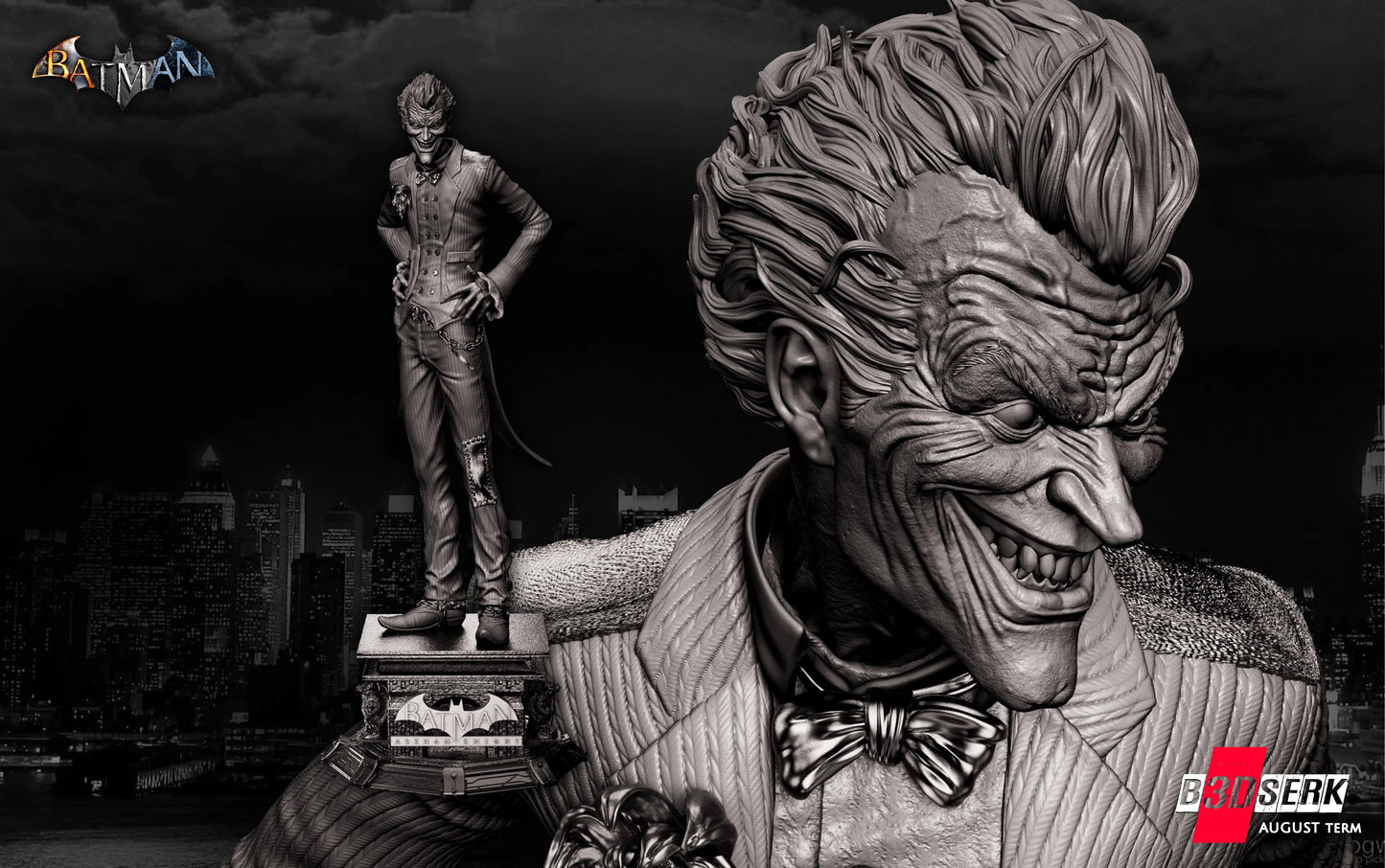 Joker Figure by B3DSERK 3DHeroFigure