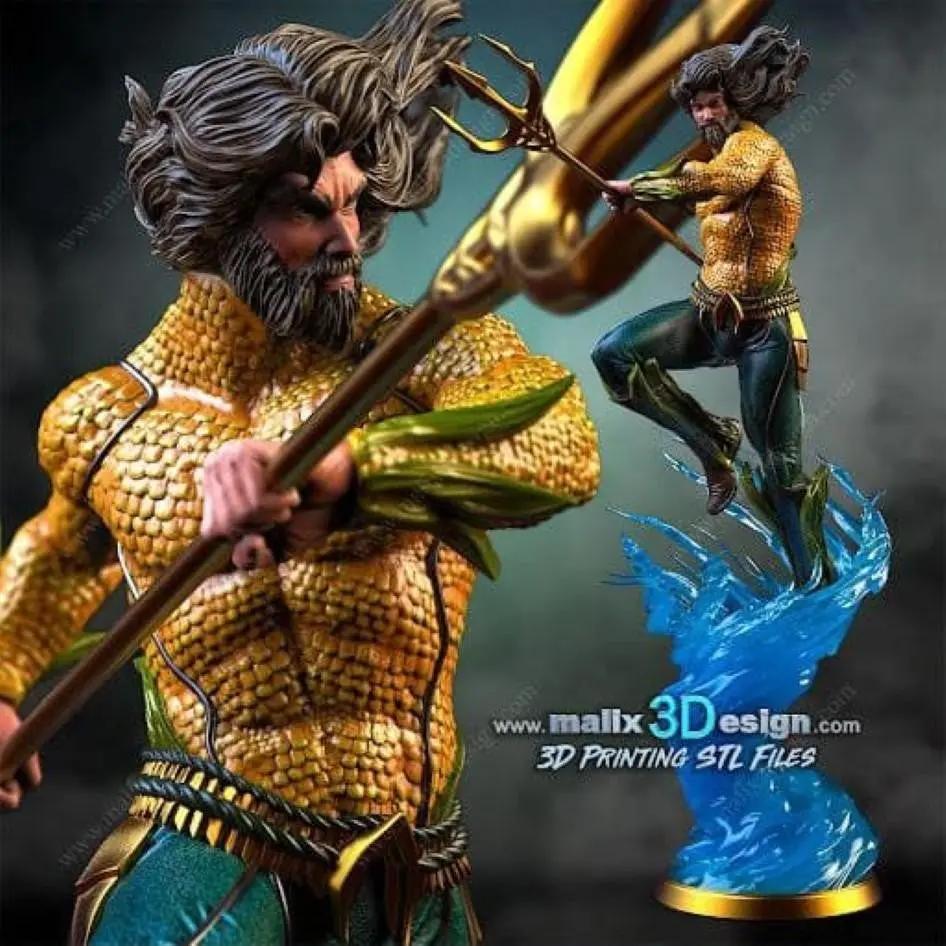 Aquaman Figure by Sanix - 3DHeroFigure
