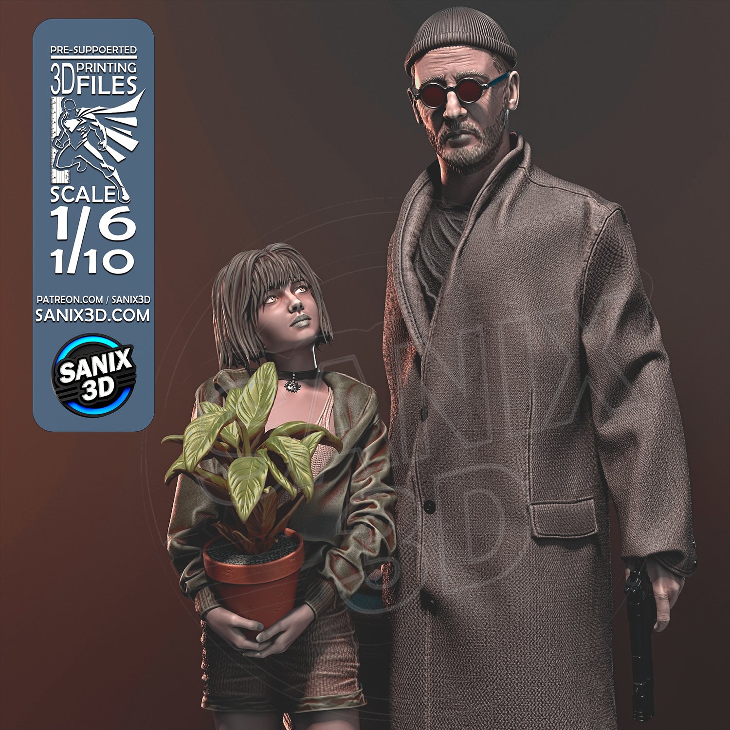 Leon Figure by Sanix – High Quality 3D Collectible Statue 3DHeroFigure