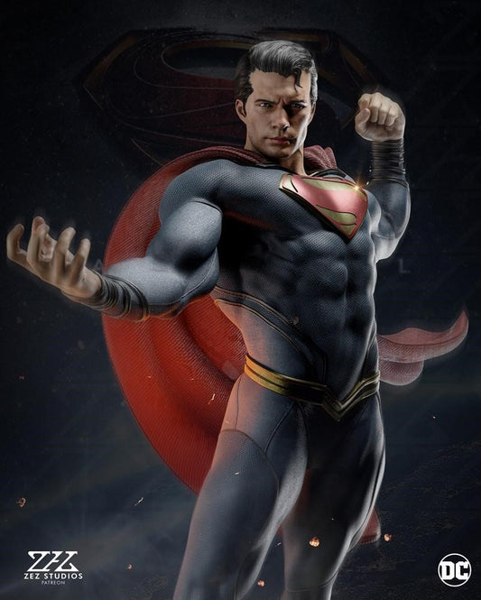 Superman Figure by ZEZ Studios – High Quality 3D Collectible Statue 3DHeroFigure