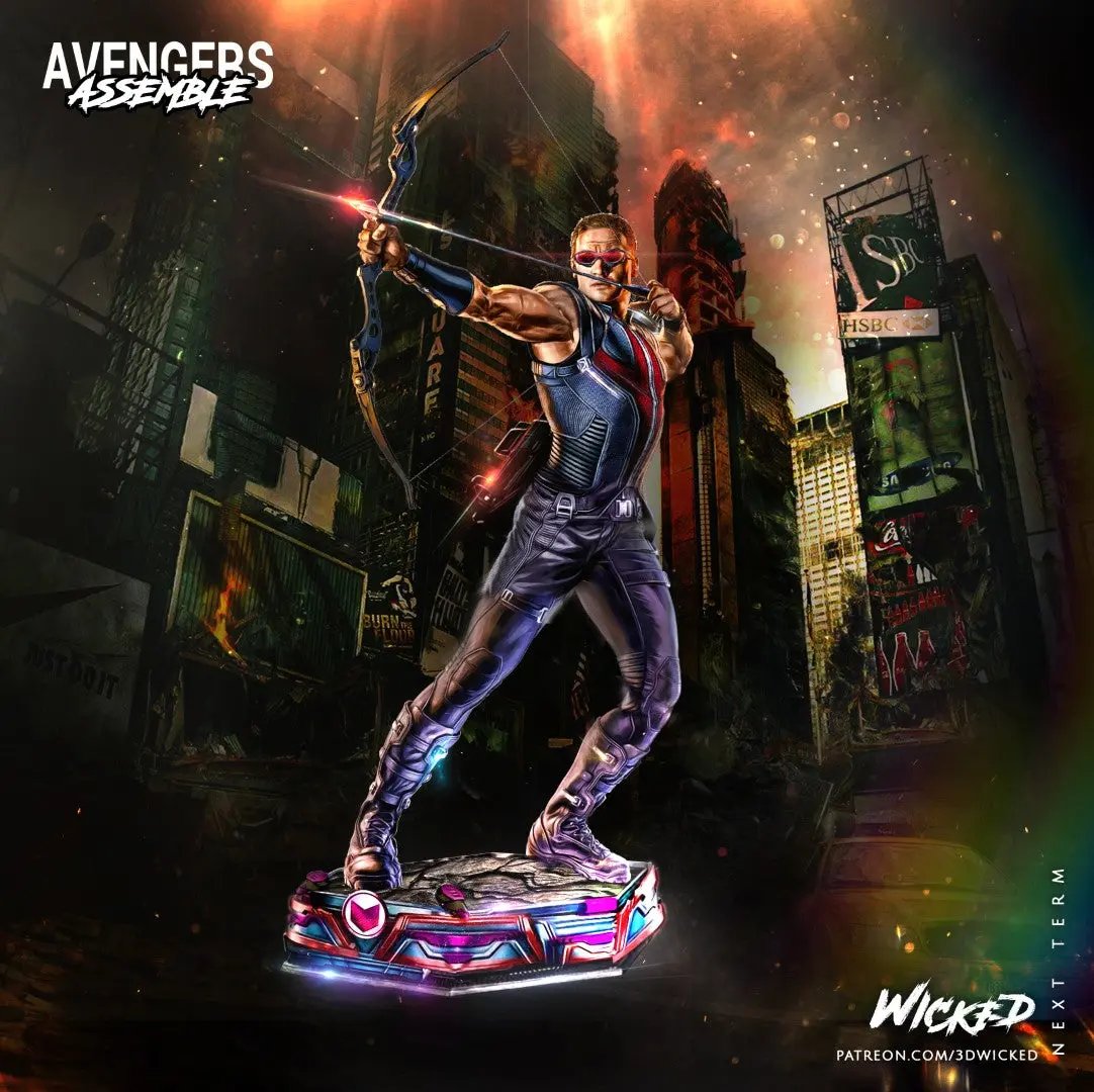 Hawkeye Figure by Wicked 3DHeroFigure