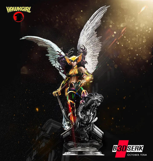 Hawkgirl Figure by B3DSERK 3DHeroFigure