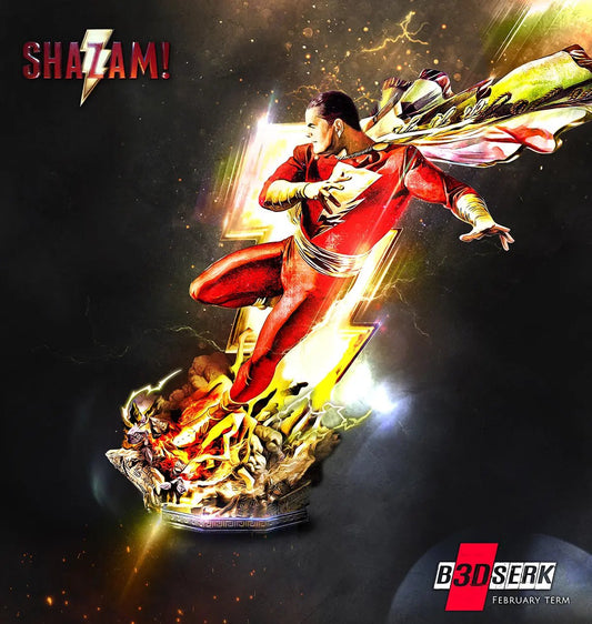 Shazam Figure by B3DSERK 3DHeroFigure