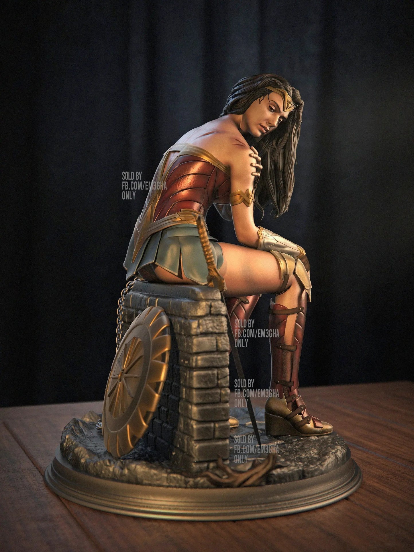 Wonder Woman Figure by VX Labs 3DHeroFigure