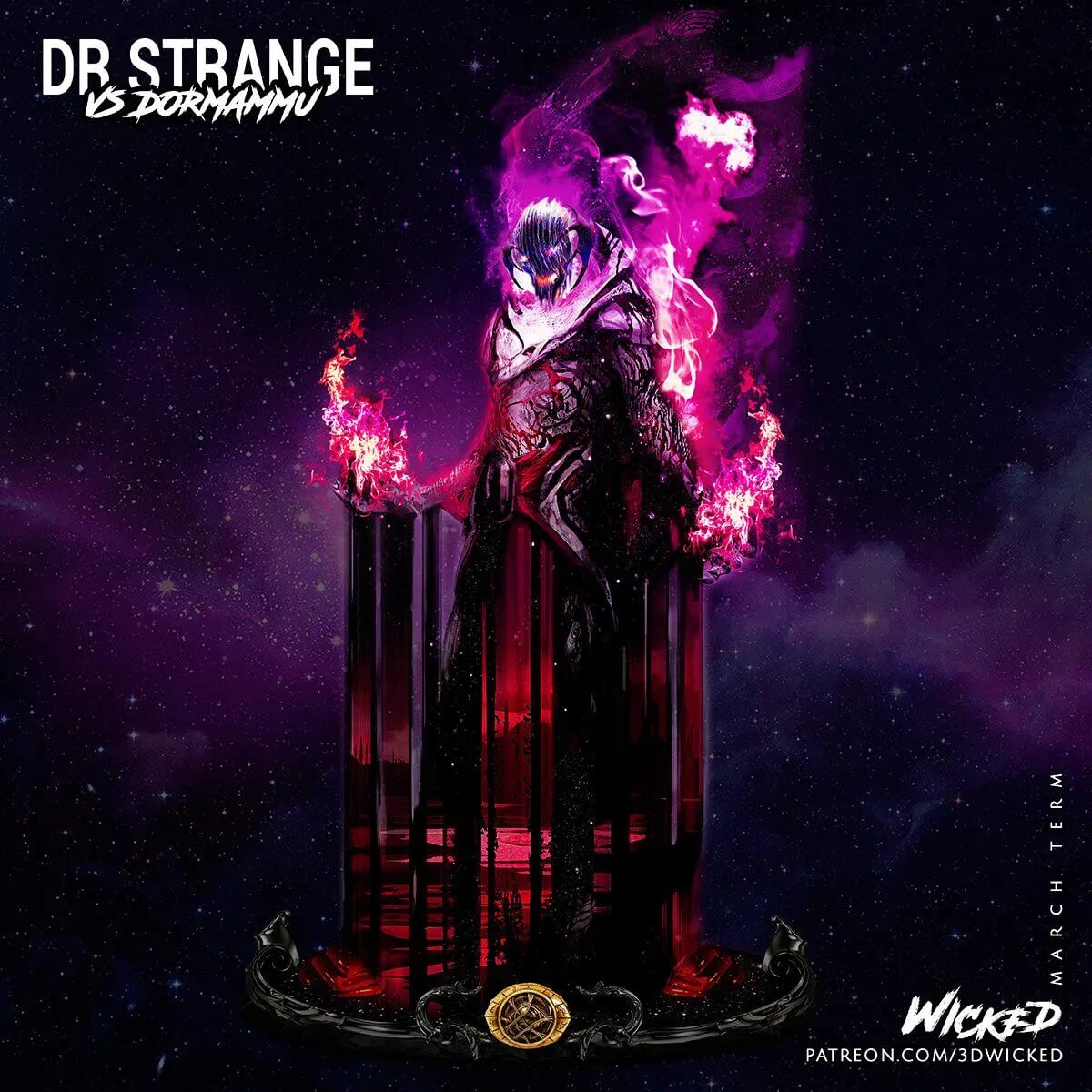 Dormammu Figure by Wicked 3DHeroFigure