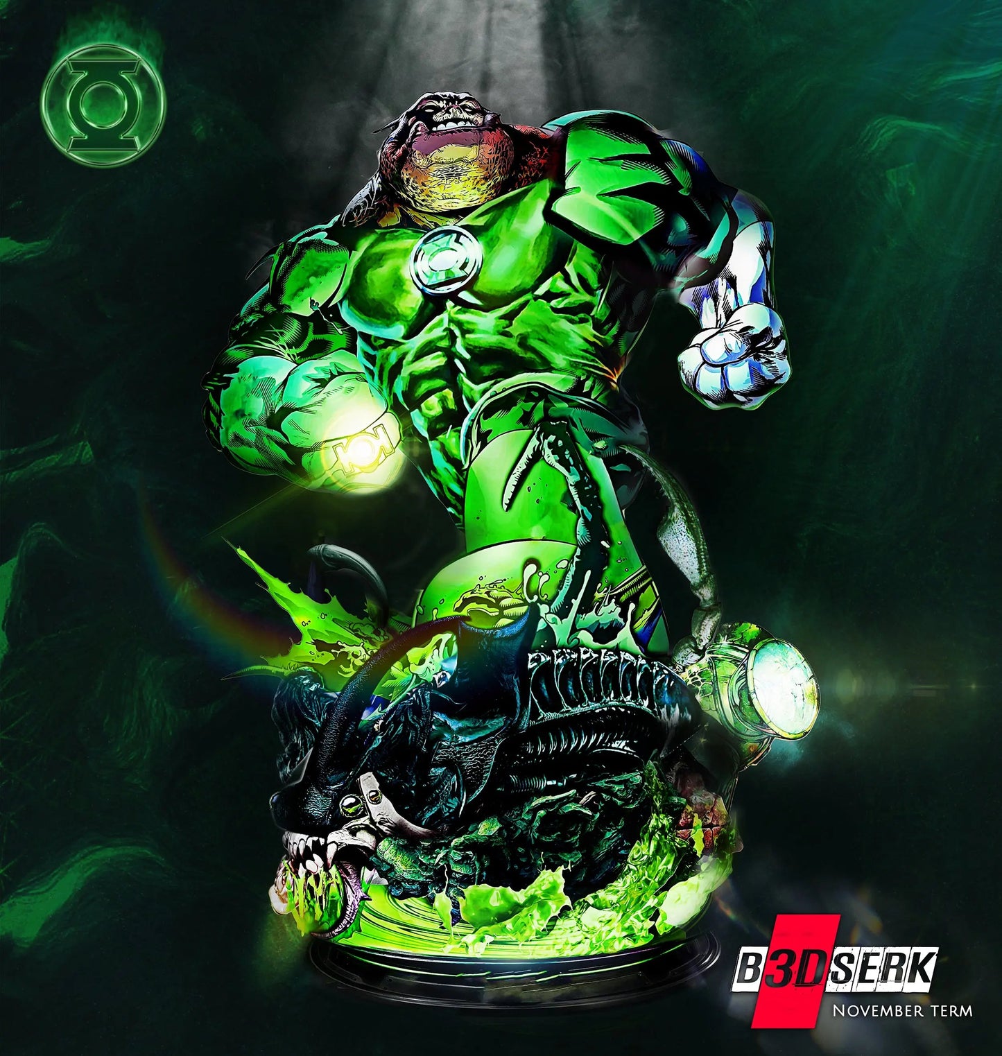 Kilowog Figure by B3DSERK 3DHeroFigure