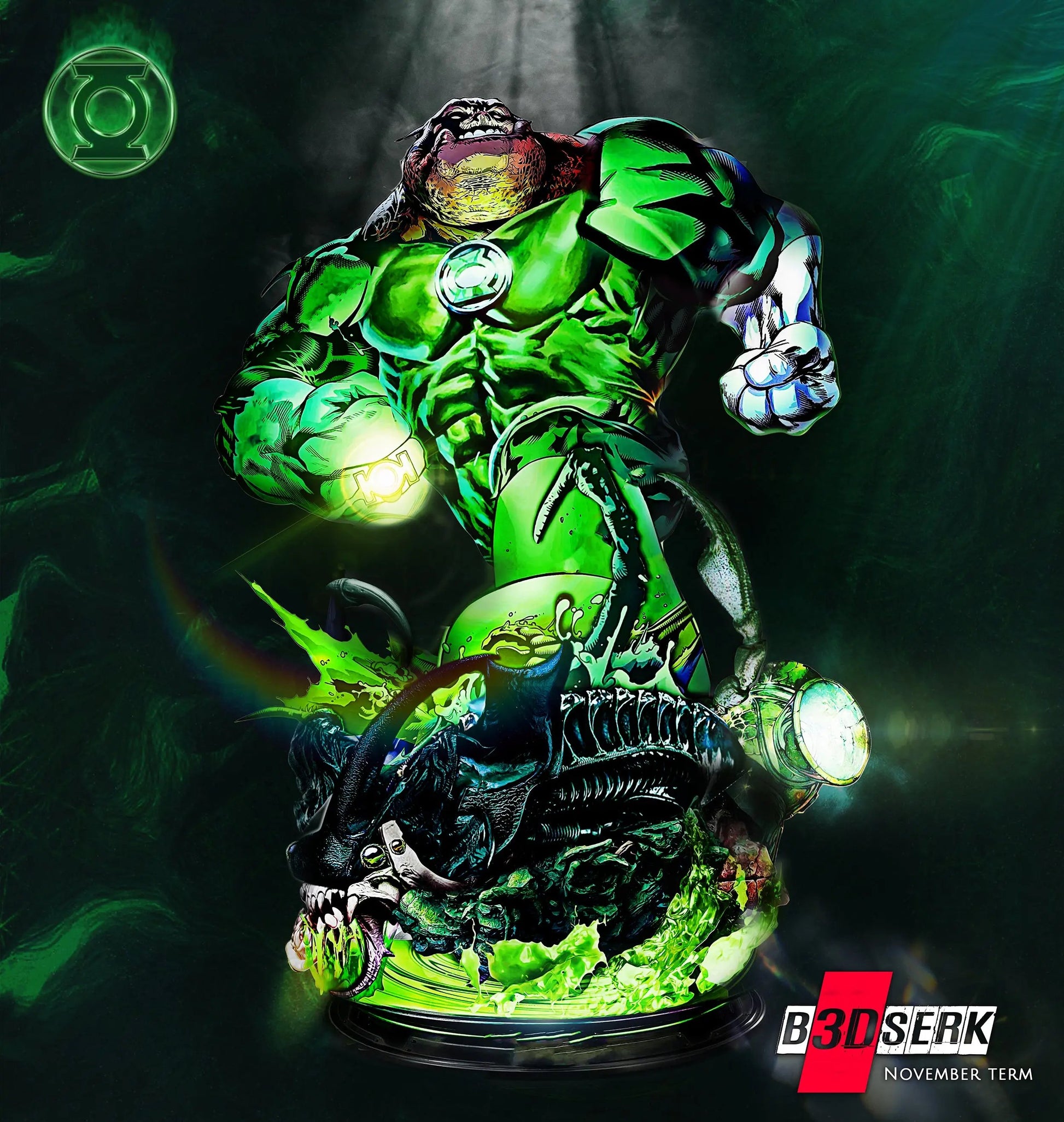 Kilowog Figure by B3DSERK 3DHeroFigure