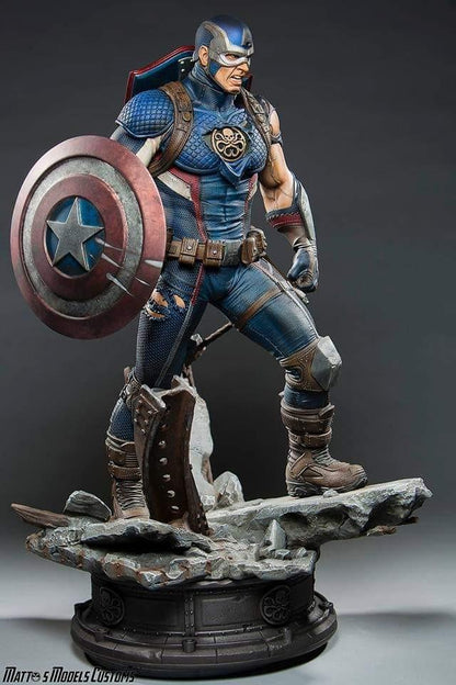 Captain Hydra Figure – High Quality 3D Collectible Statue 3DHeroFigure