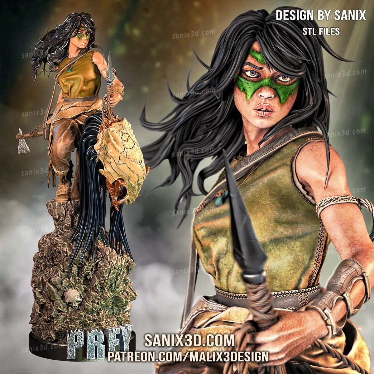 Prey Figure by Sanix 3DHeroFigure