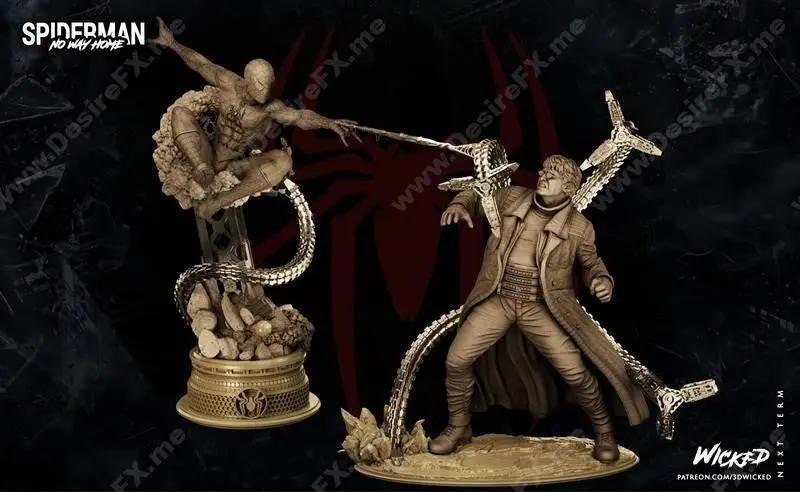 Spiderman Dr. Octopus Diorama Figure by Wicked 3DHeroFigure