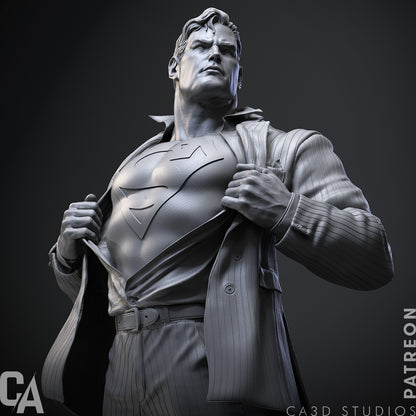 Superman Figure by CA 3D – High Quality 3D Collectible Statue 3DHeroFigure