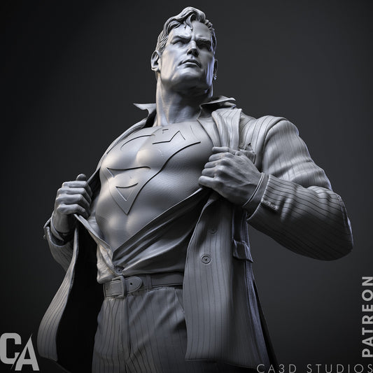 Superman Figure by CA 3D – High Quality 3D Collectible Statue 3DHeroFigure