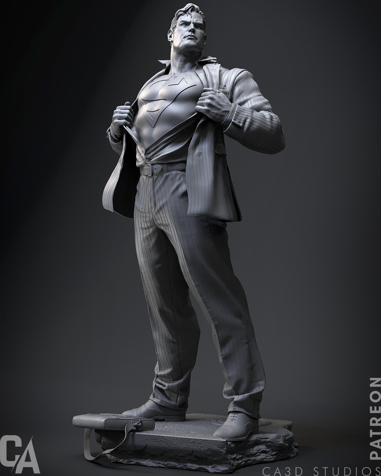 Superman Figure by CA 3D – High Quality 3D Collectible Statue 3DHeroFigure