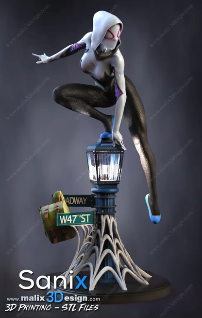 Spider Gwen Figure by Sanix 3DHeroFigure