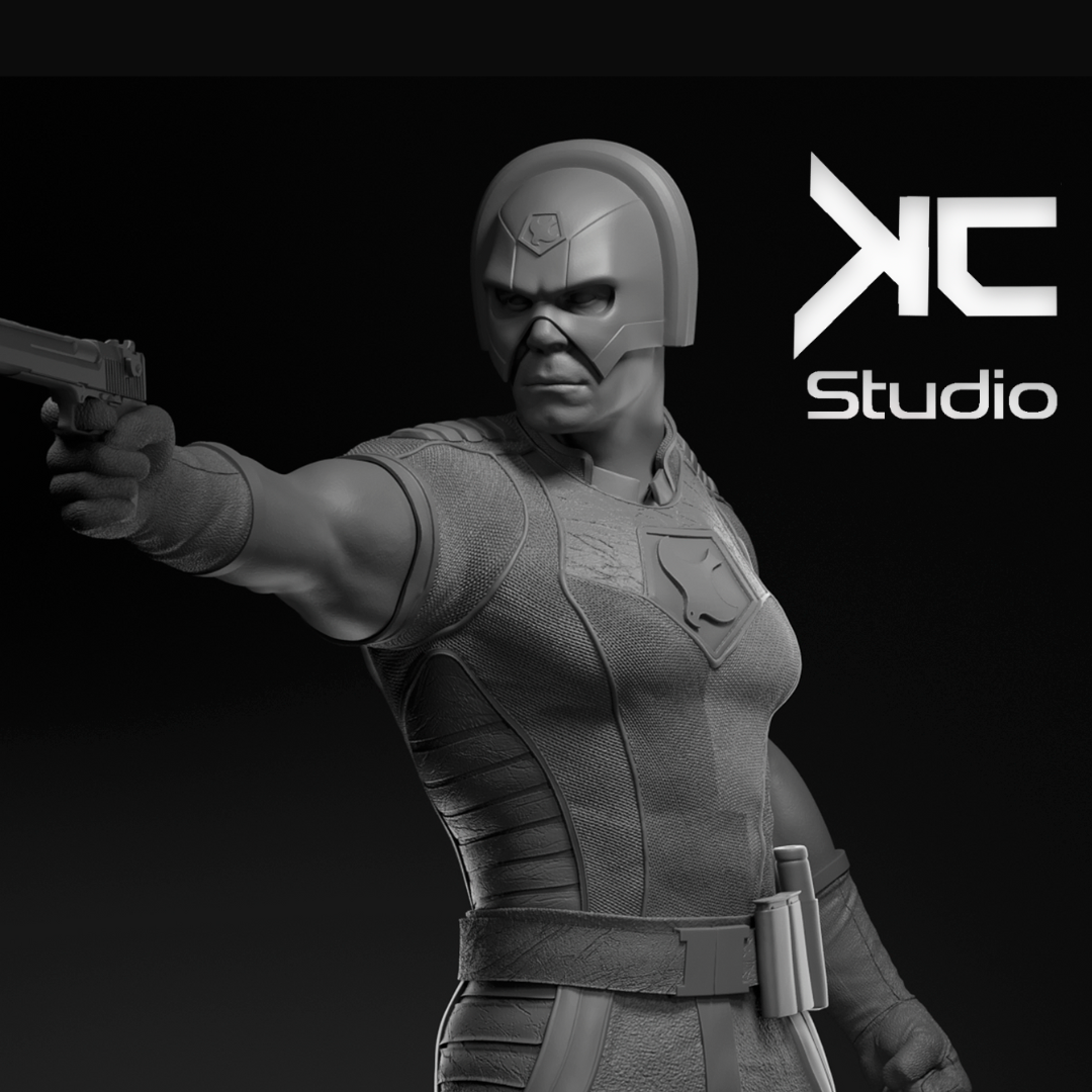 Peacemaker Figure – High Quality 3D Collectible Statue 3DHeroFigure
