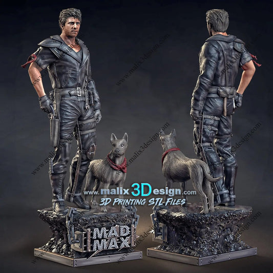Mad Max Figure by Sanix 3DHeroFigure