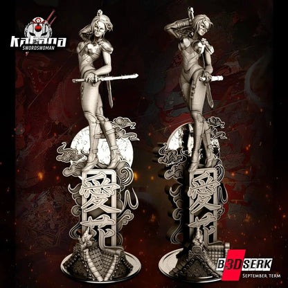 Katana Figure by B3DSERK 3DHeroFigure