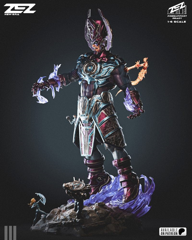 Galactus Figure by ZEZ Studios – High Quality 3D Collectible Statue 3DHeroFigure