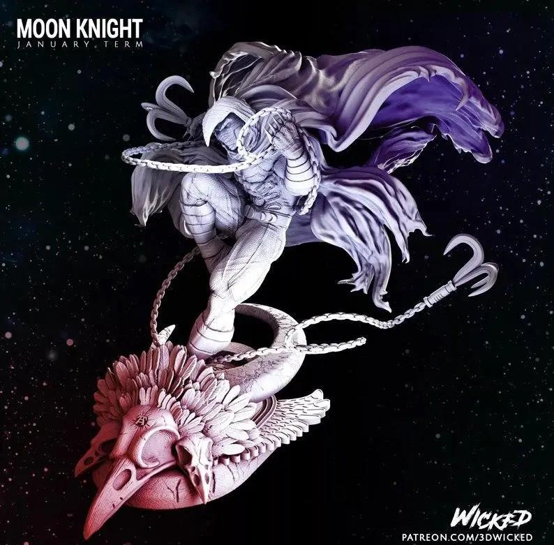 Moon Knight Figure by Wicked 3DHeroFigure
