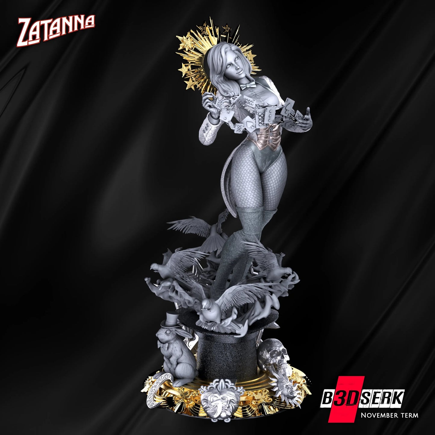 Zatanna Figure by B3DSERK - 3DHeroFigure