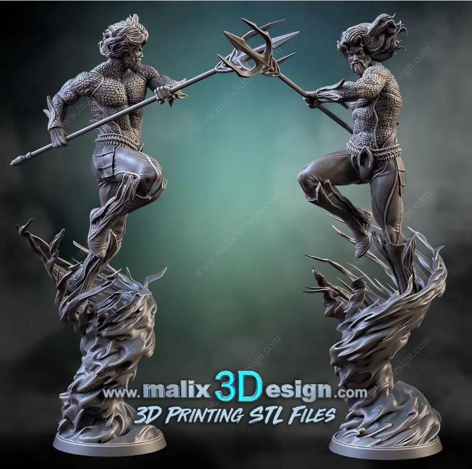 Aquaman Figure by Sanix - 3DHeroFigure