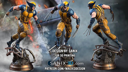 Wolverine Figure by Sanix 3DHeroFigure