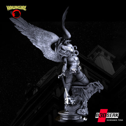 Hawkgirl Figure by B3DSERK 3DHeroFigure