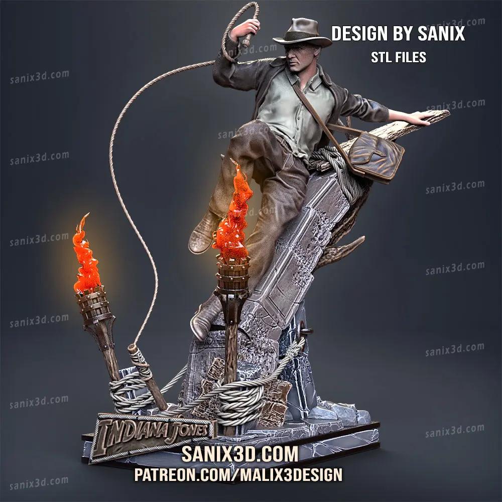 Indiana Jones Figure by Sanix 3DHeroFigure