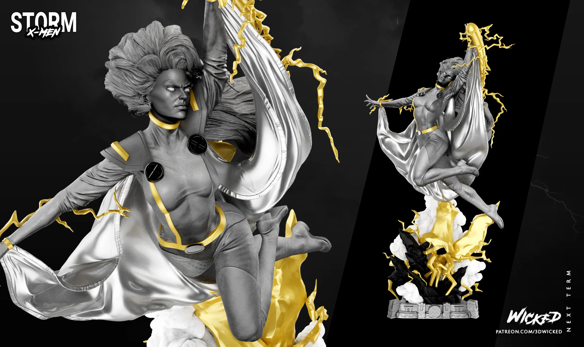 Storm Figure by Wicked 3DHeroFigure