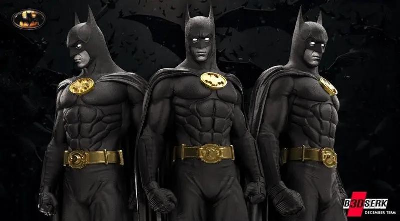 Batman Michael Keaton Figure by B3DSERK 3DHeroFigure