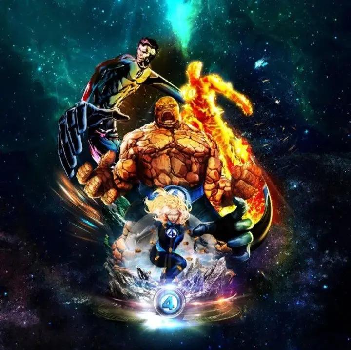 Fantastic Four Diorama Figure by Wicked 3DHeroFigure