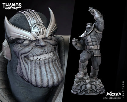 Thanos Comic Figure by Wicked 3DHeroFigure